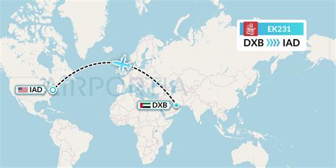 EK231 Flight Status Emirates: Dubai to Washington .
